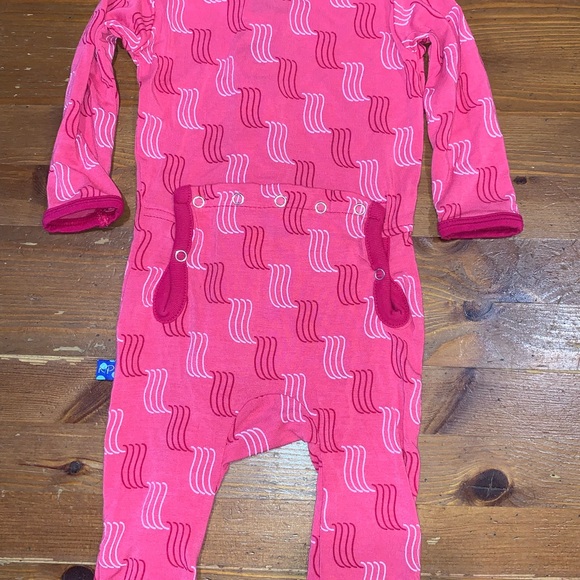 Pink Waves Bamboo Romper size 0-3 months - Picture 4 of 4